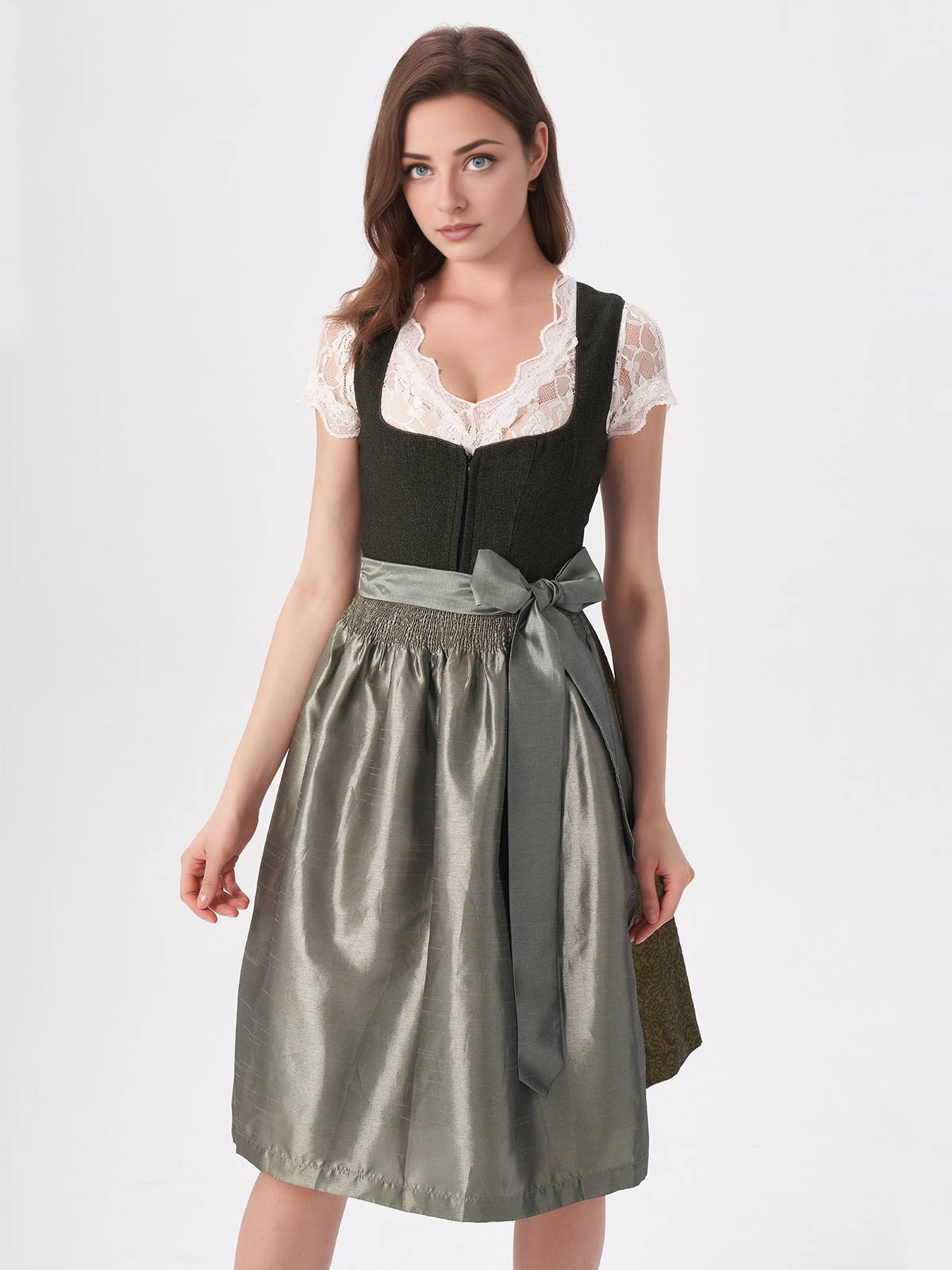 Dirndl in Grün – stilvoll und erschwinglich