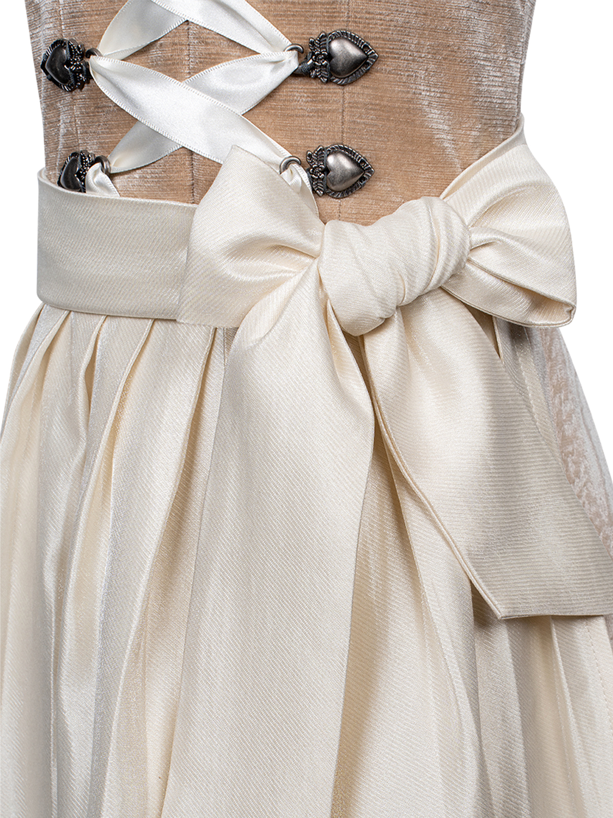 Traditionelles Kinderdirndl in Braun