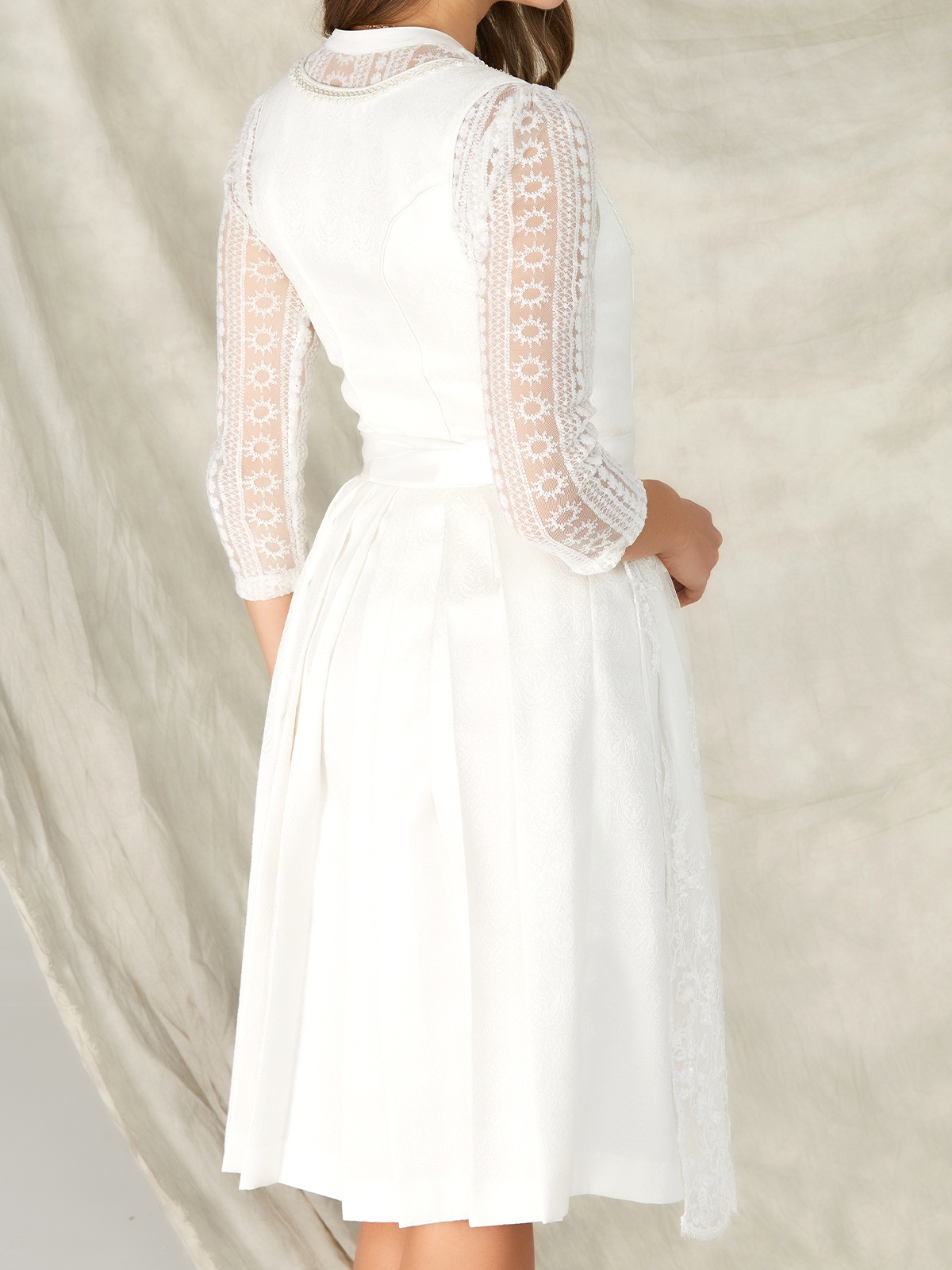 Dirndl in Blau-Grau