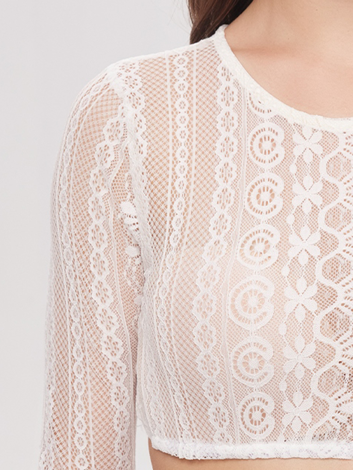 Ehreer Dirndlbluse in Weiß