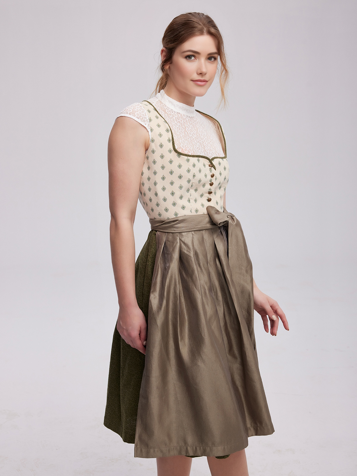 Janker Dirndl in Gelb